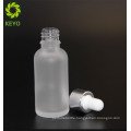 Cosmetic 1oz beard balm container small white dropper bottle 30 ml with pump